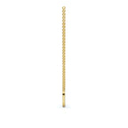 The Luna Grace: 0.50 CTW Graduated Diamond Pavé Crescent 14K-18K Gold/Platinum Necklace