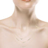 14K White Gold Fashion Lab Grown Diamond Necklace (8 1/2 ct. tw)
