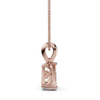 0.55 CTW Round Lab-Grown Diamond Triangle Cluster Pendant Necklace 14K-18K Gold/Platinum