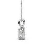 0.55 CTW Round Lab-Grown Diamond Triangle Cluster Pendant Necklace 14K-18K Gold/Platinum