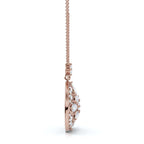 2.01 CTW Mixed-Cut Lab-Grown Diamond Geometric Kaleidoscope Medallion Necklace 14K-18K Gold/Platinum